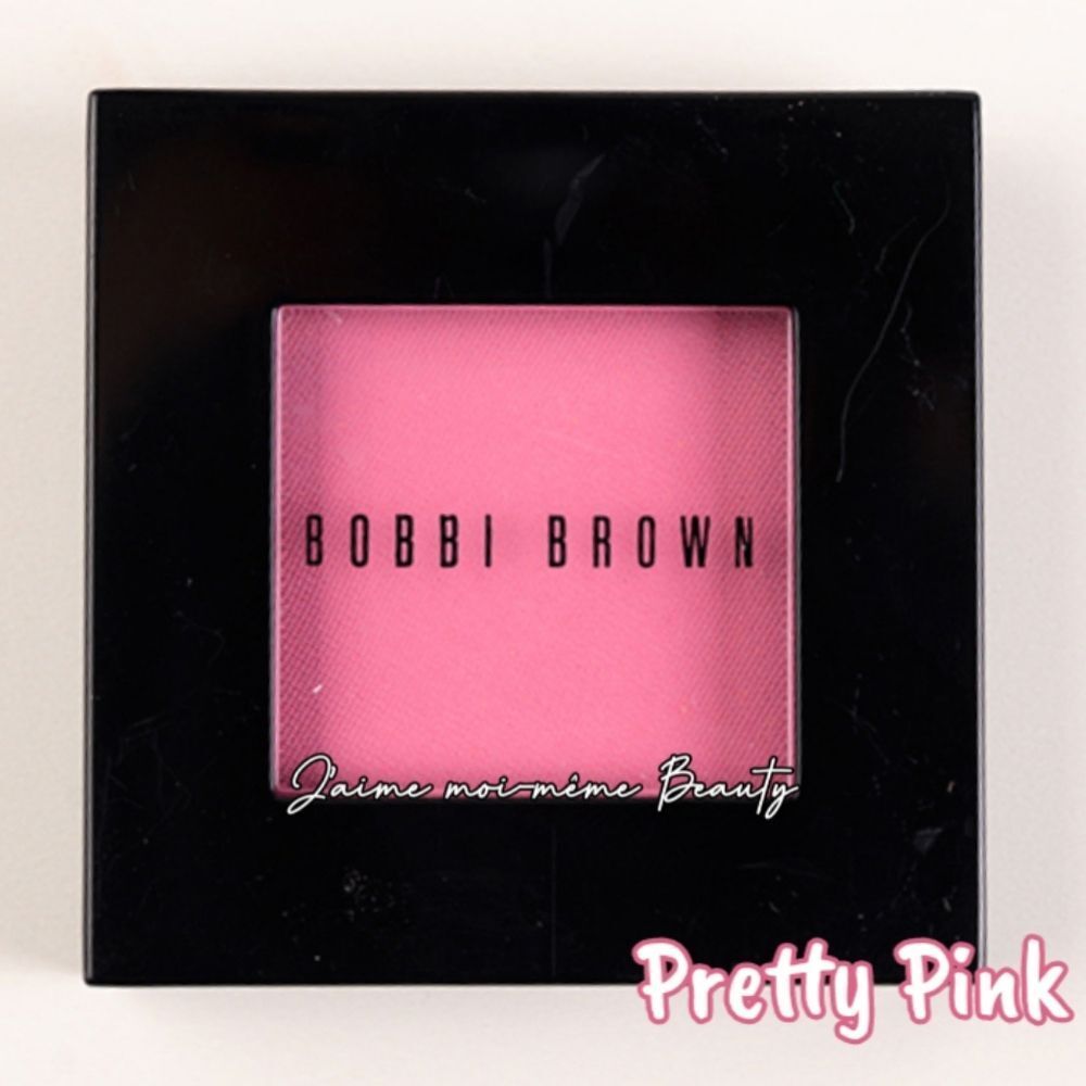 Bobbi Brown Blush in Pretty Pink Pink (cool toned medium dark pink)